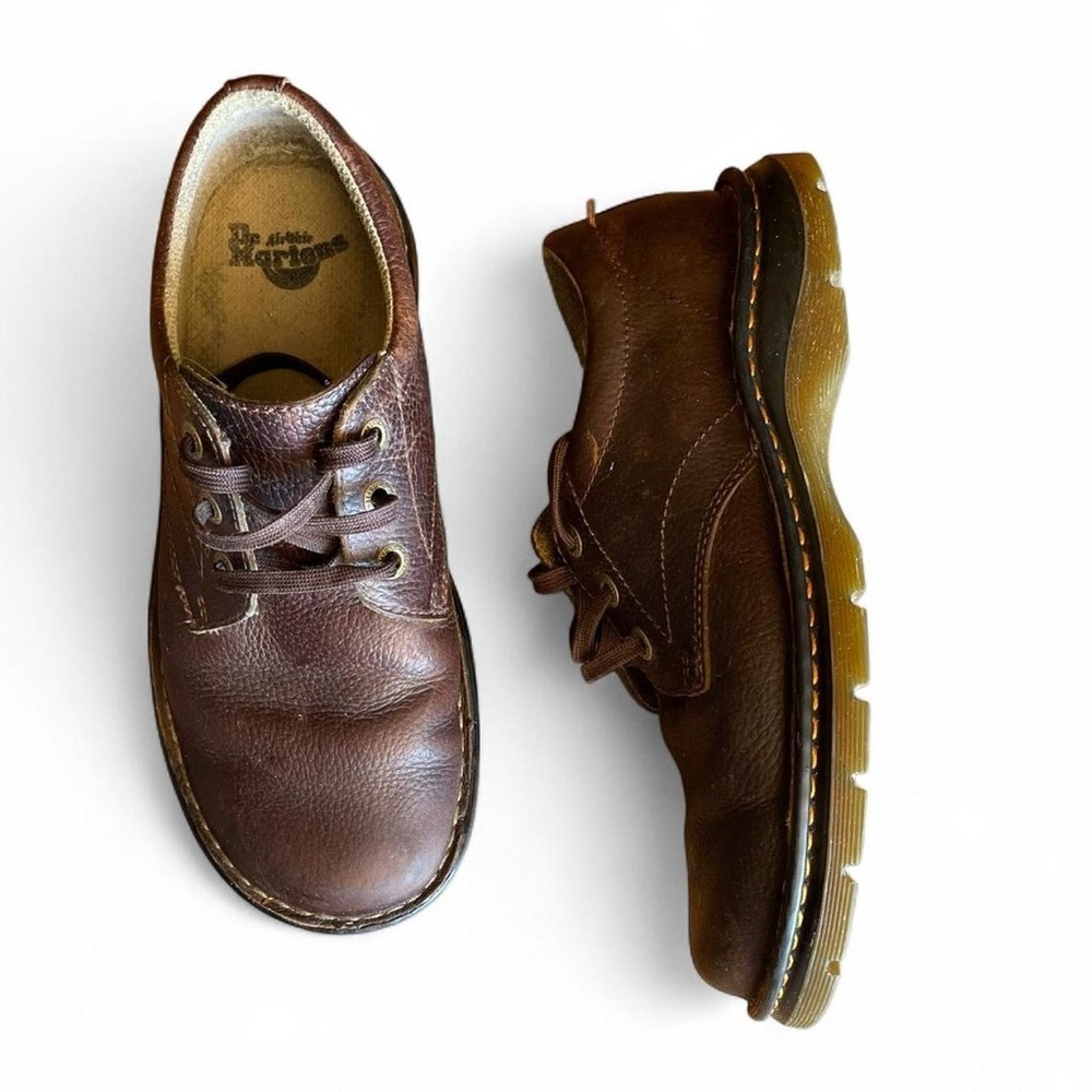 Dr. Martens Brown Leather Chukka Boots